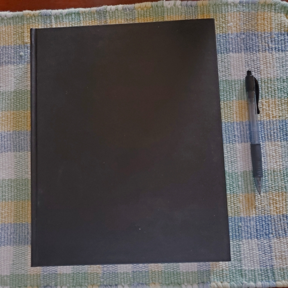 Black Hardcover Notebook Journal - Classic Everyday Notebook